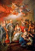 Vicente Lopez y Portana King Charles IV of Spain and his family pay a visit to the University of Valencia in 1802 oil on canvas